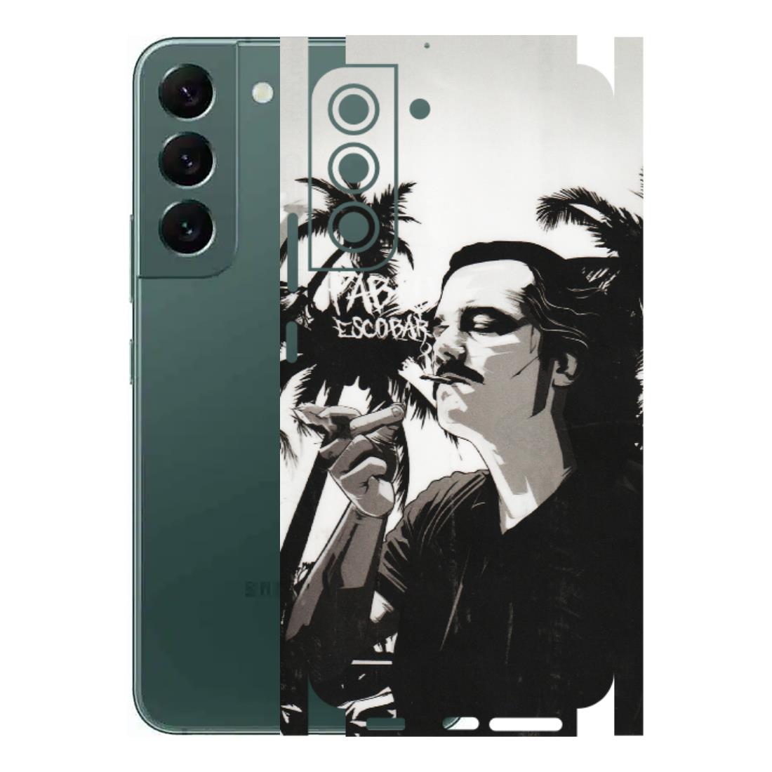 Samsung A/S Series Phone Skins (All Models) - Pab Escobar - Transparent Finish (T-05) Samsung Galaxy S22 Plus