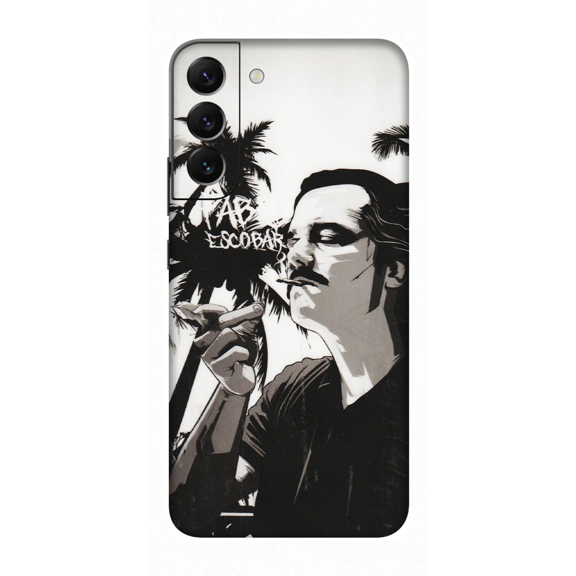 Samsung A/S Series Phone Skins (All Models) - Pab Escobar - Transparent Finish (T-05) Samsung Galaxy S22 Plus