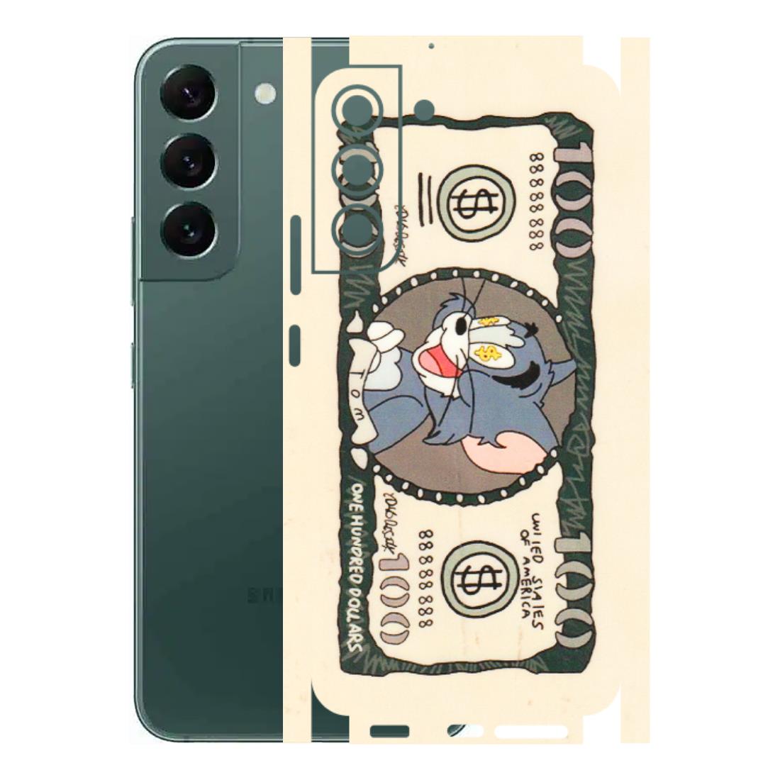 Samsung A/S Series Phone Skins (All Models) - One Hundred Dollar Tom - Transparent Finish (T-16) Samsung Galaxy S22 Plus