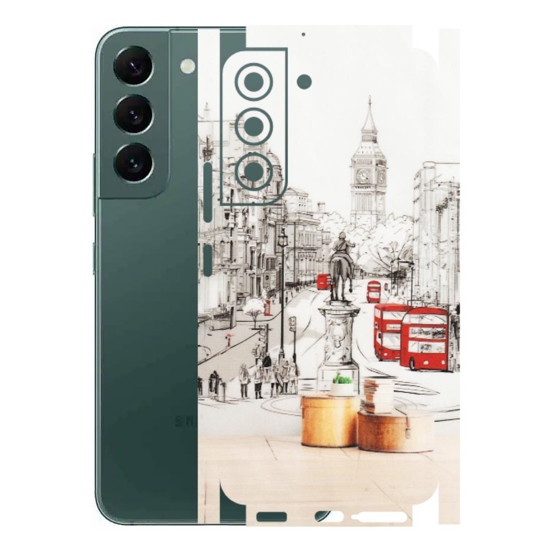Samsung A/S Series Phone Skins (All Models) - London Street - Transparent Finish (T-02) Samsung Galaxy S22