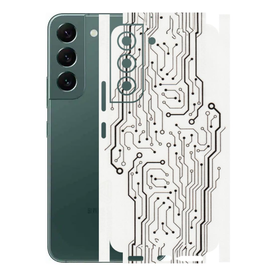 Samsung A/S Series Phone Skins (All Models) - Tech Circuits - Transparent Finish (T-03) Samsung Galaxy S22