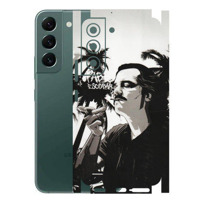 Samsung A/S Series Phone Skins (All Models) - Pab Escobar - Transparent Finish (T-05) Samsung Galaxy S22
