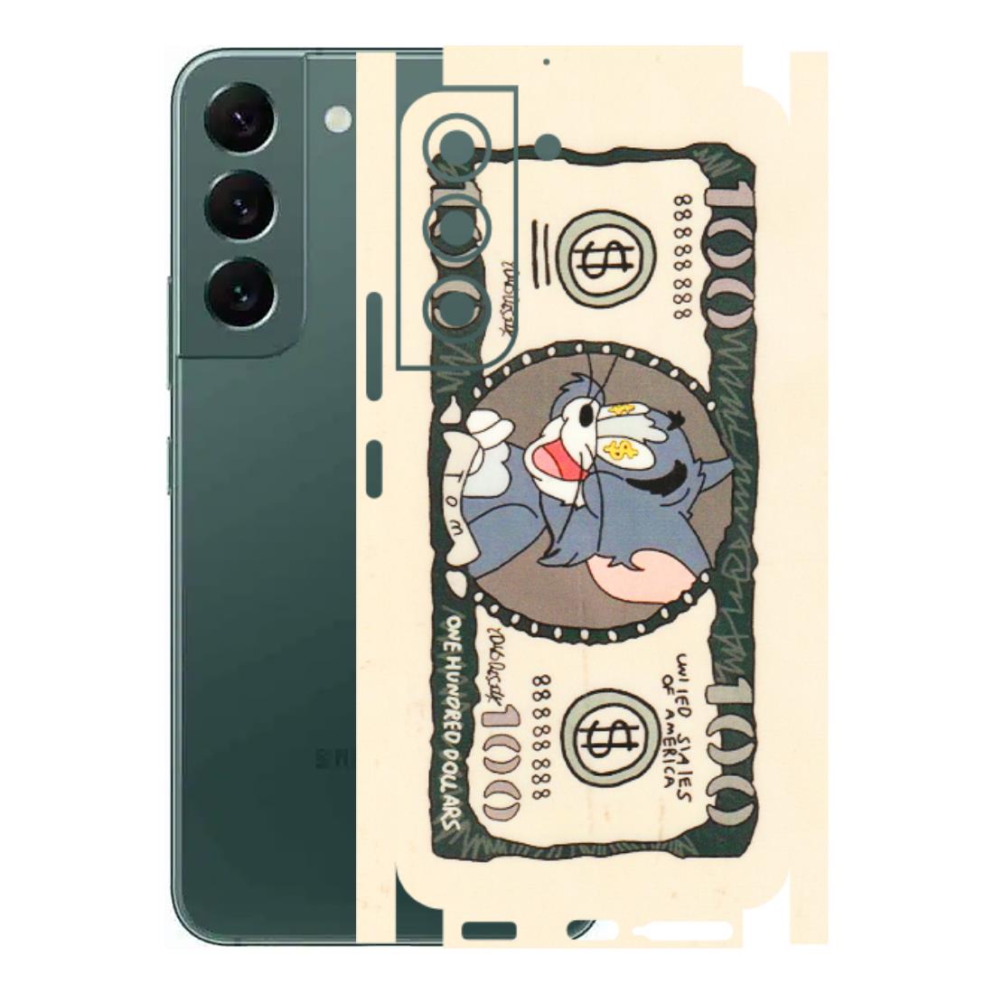 Samsung A/S Series Phone Skins (All Models) - One Hundred Dollar Tom - Transparent Finish (T-16) Samsung Galaxy S22