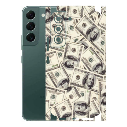Samsung A/S Series Phone Skins (All Models) - Dollar Lover - Transparent Finish (T-17) Samsung Galaxy S22