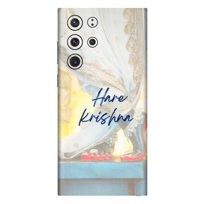 Samsung A/S Series Phone Skins (All Models) - Hare Krishna - 3D Embossed Finish (L-03) Samsung Galaxy S22 Ultra