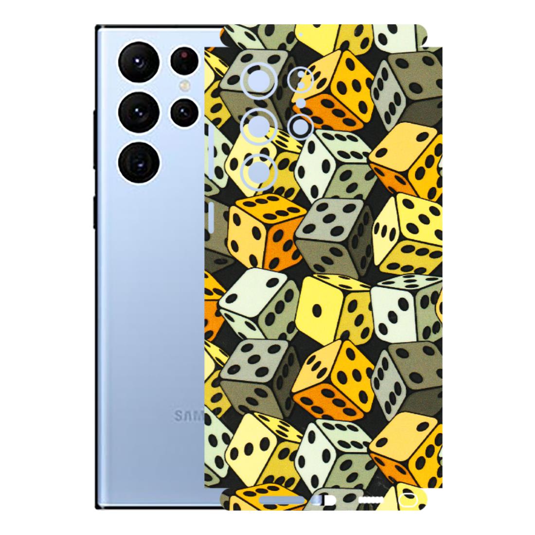Samsung A/S Series Phone Skins (All Models) - Dices Of Life - 3D Embossed Finish (L-04) Samsung Galaxy S22 Ultra