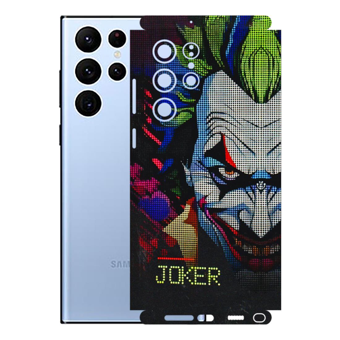 Samsung A/S Series Phone Skins (All Models) - Joker Dot Matrix - 3D Embossed Finish (L-08) Samsung Galaxy S22 Ultra