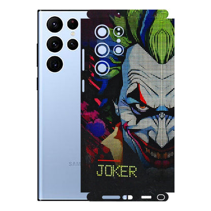 Samsung A/S Series Phone Skins (All Models) - Joker Dot Matrix - 3D Embossed Finish (L-08) Samsung Galaxy S22 Ultra