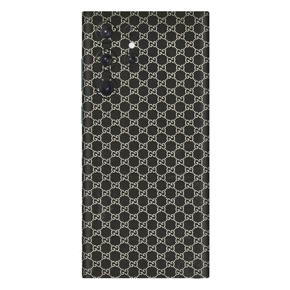 Samsung A/S Series Phone Skins (All Models) - Black G Print - 3D Embossed Finish (L-109) Samsung Galaxy S22 Ultra