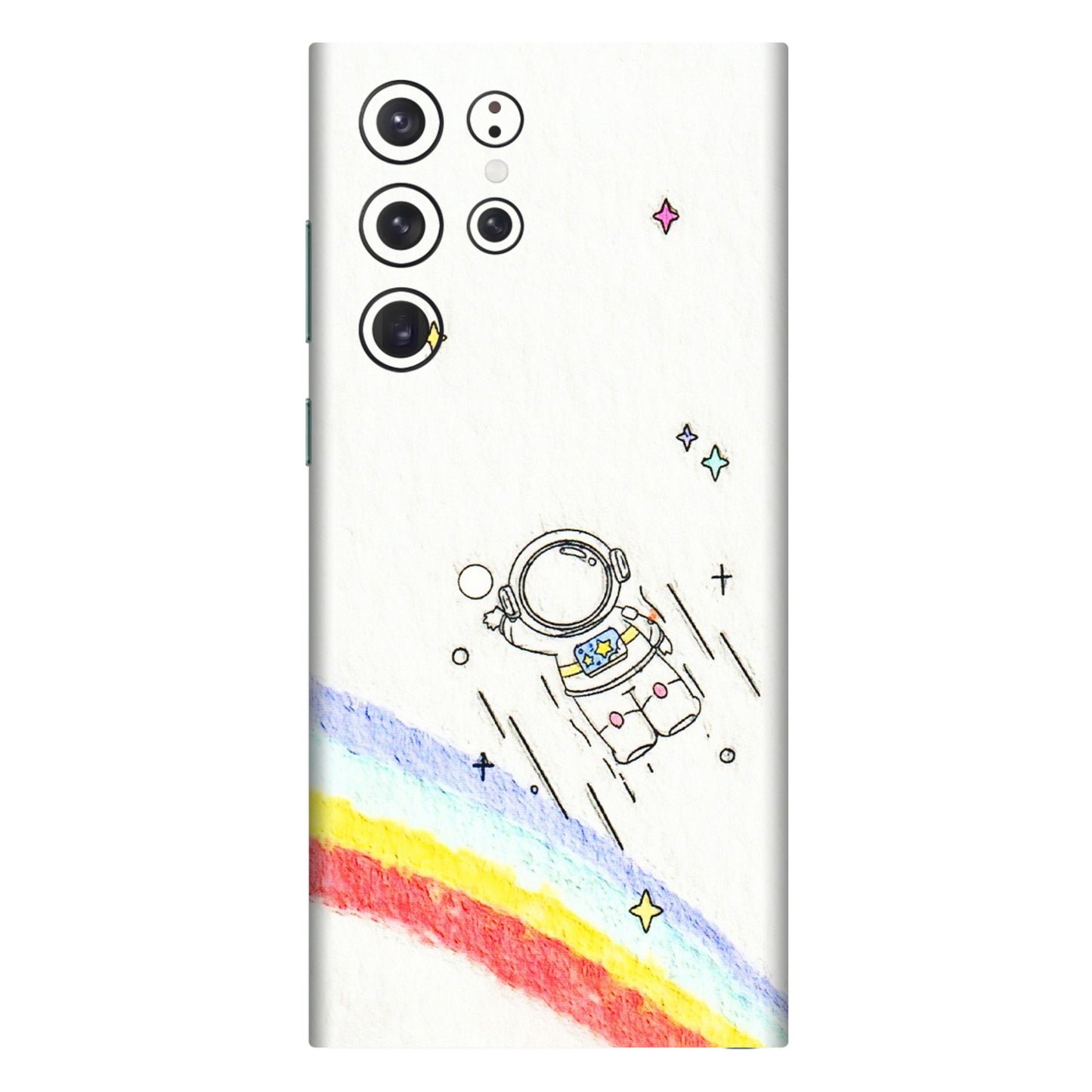 Samsung A/S Series Phone Skins (All Models) - Milkyway Astronaut - 3D Embossed Finish (L-110) Samsung Galaxy S22 Ultra