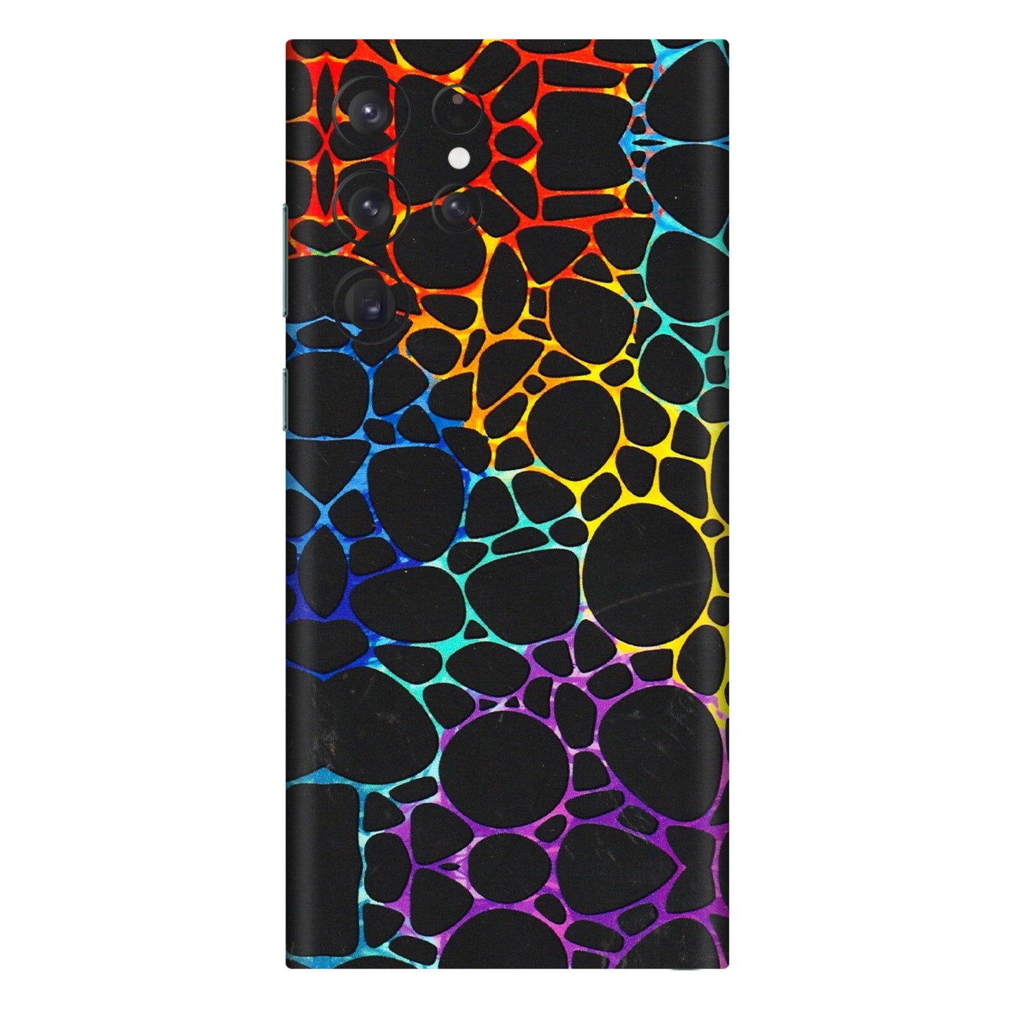 Samsung A/S Series Phone Skins (All Models) - Abstract Art MultiColour - 3D Embossed Finish (L-133) Samsung Galaxy S22 Ultra