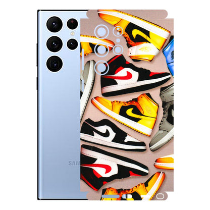 Samsung A/S Series Phone Skins (All Models) - Sneaker Lover - 3D Embossed Finish (L-135) Samsung Galaxy S22 Ultra