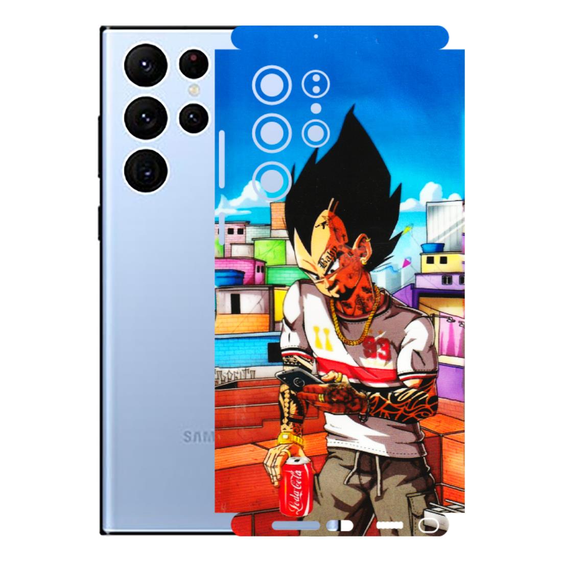 Samsung A/S Series Phone Skins (All Models) - Vegeta - 3D Embossed Finish (L-136) Samsung Galaxy S22 Ultra