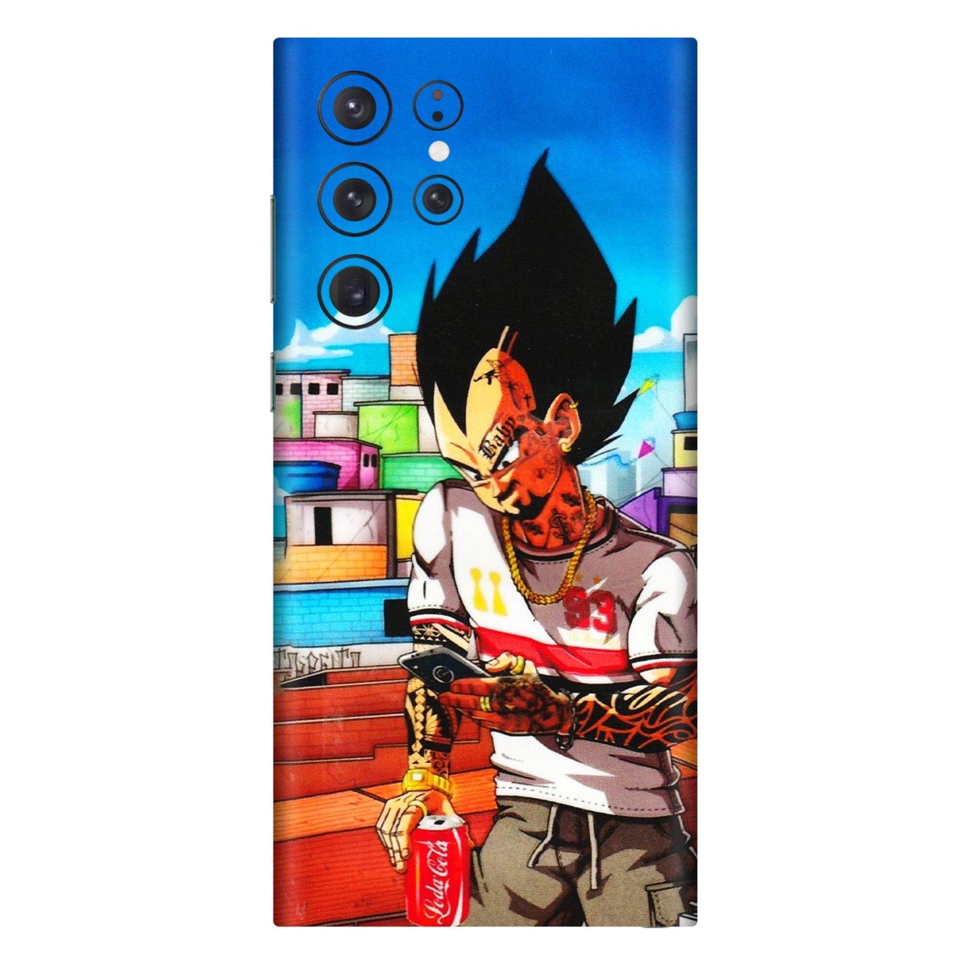 Samsung A/S Series Phone Skins (All Models) - Vegeta - 3D Embossed Finish (L-136) Samsung Galaxy S22 Ultra