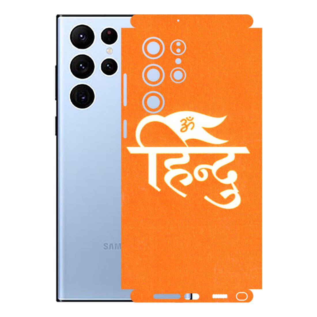 Samsung A/S Series Phone Skins (All Models) - Hindu Kesari - 3D Embossed Finish (L-154) Samsung Galaxy S22 Ultra