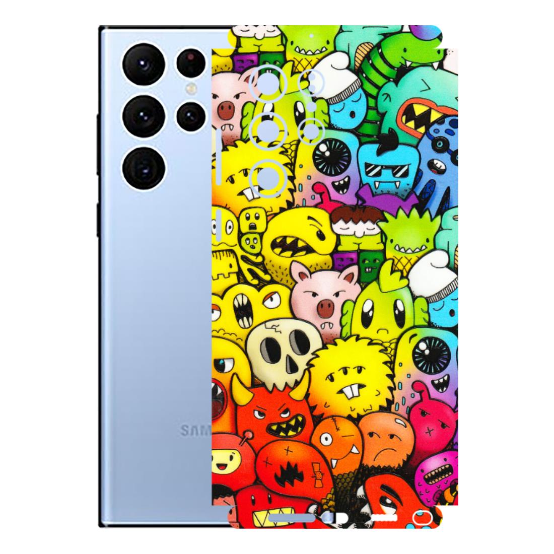 Samsung A/S Series Phone Skins (All Models) - Angry Funkies - 3D Embossed Finish (L-169) Samsung Galaxy S22 Ultra