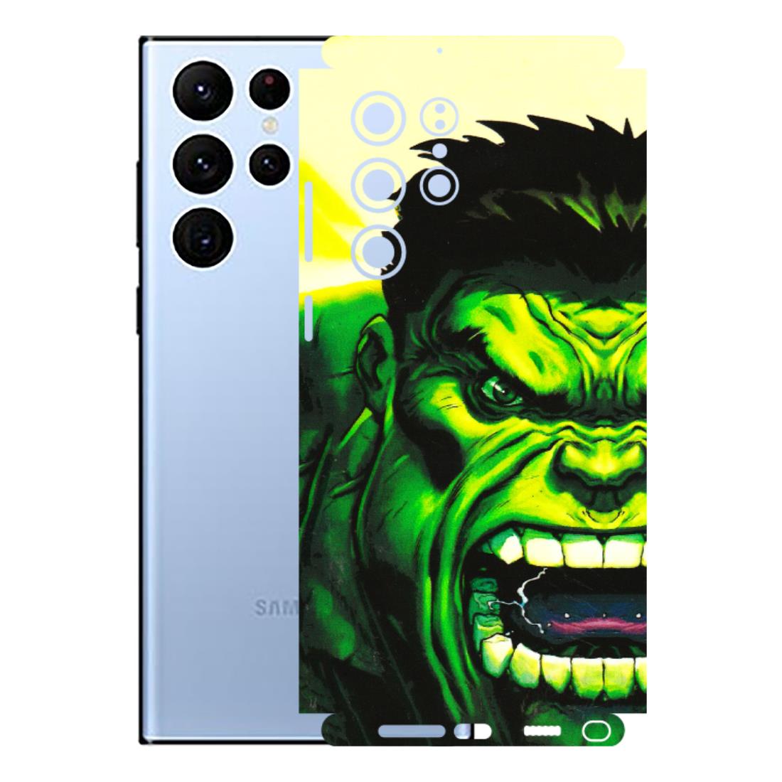 Samsung A/S Series Phone Skins (All Models) - Hulk - 3D Embossed Finish (L-180) Samsung Galaxy S22 Ultra