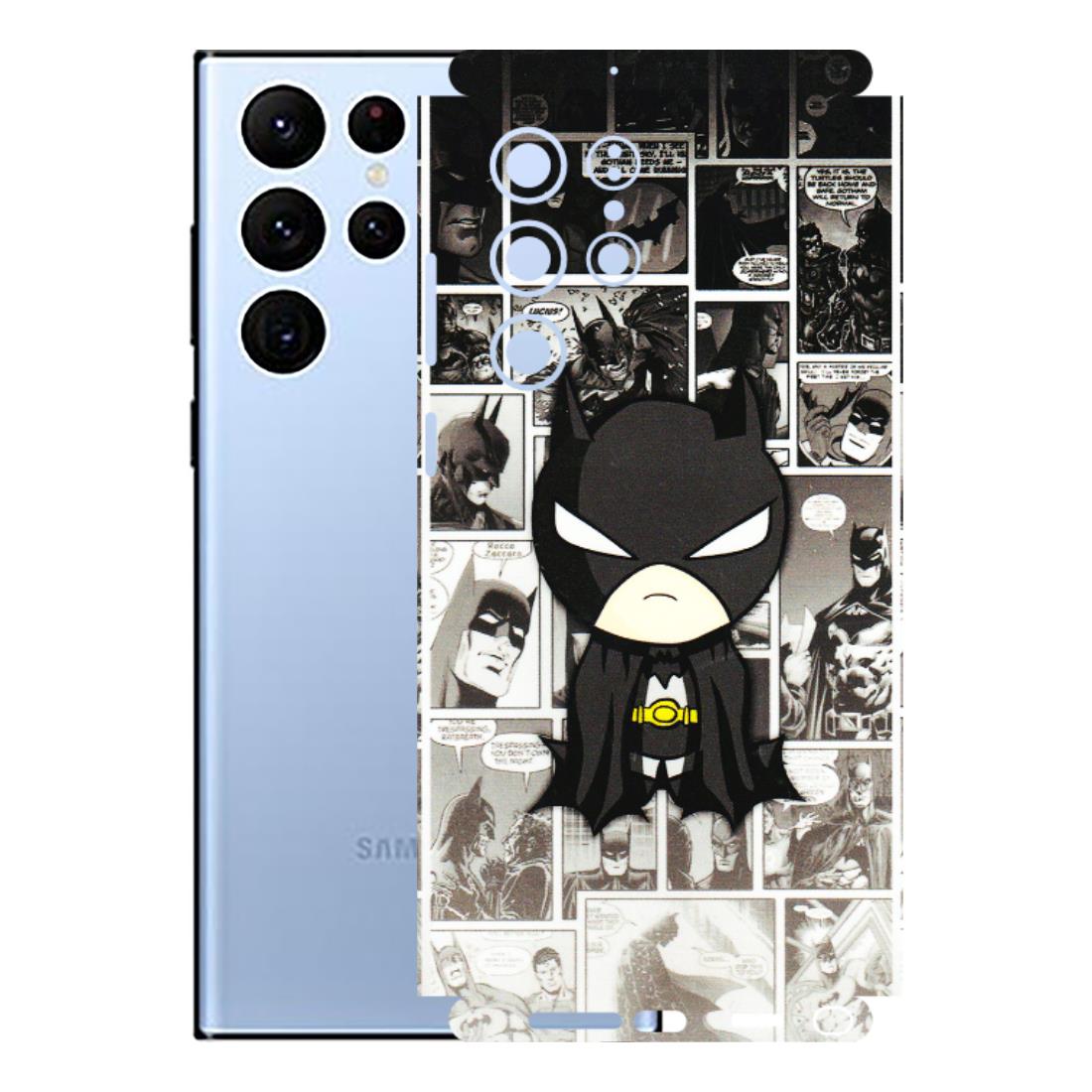 Samsung A/S Series Phone Skins (All Models) - Toon Batman - 3D Embossed Finish (L-182) Samsung Galaxy S22 Ultra