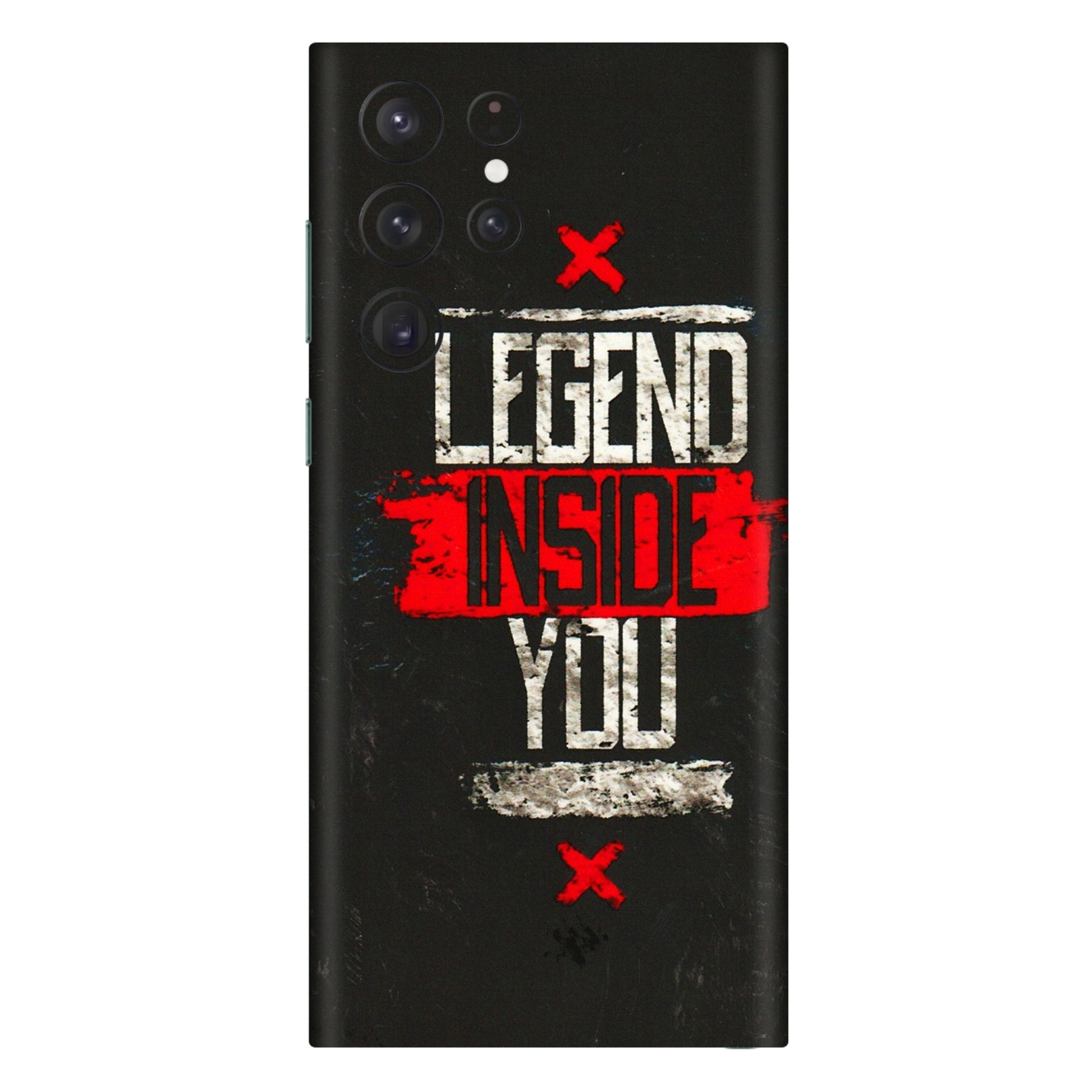 Samsung A/S Series Phone Skins (All Models) - Legend Inside You - 3D Embossed Finish (L-186) Samsung Galaxy S22 Ultra