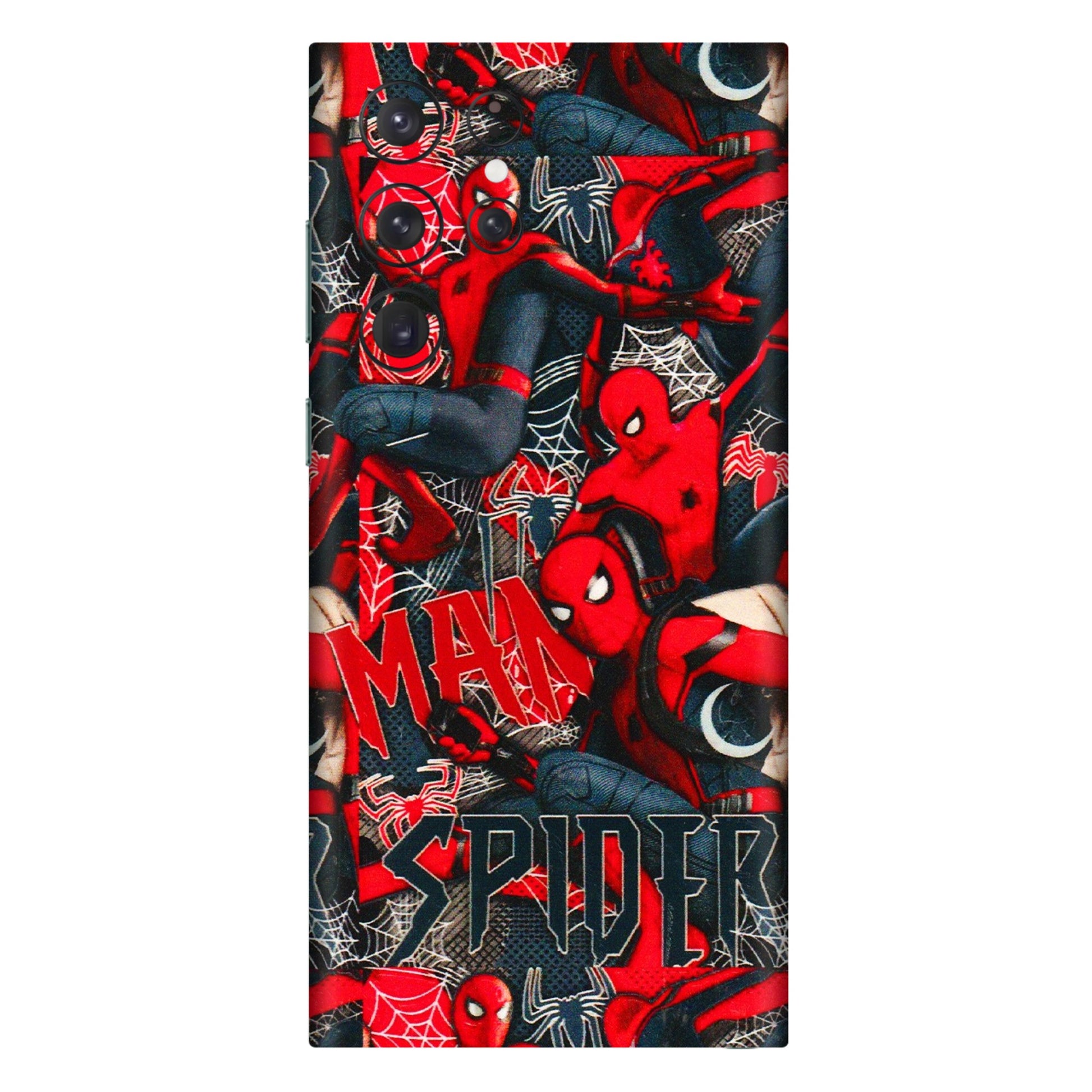Samsung A/S Series Phone Skins (All Models) - SpiderMan Cool - 3D Embossed Finish (L-188) Samsung Galaxy S22 Ultra