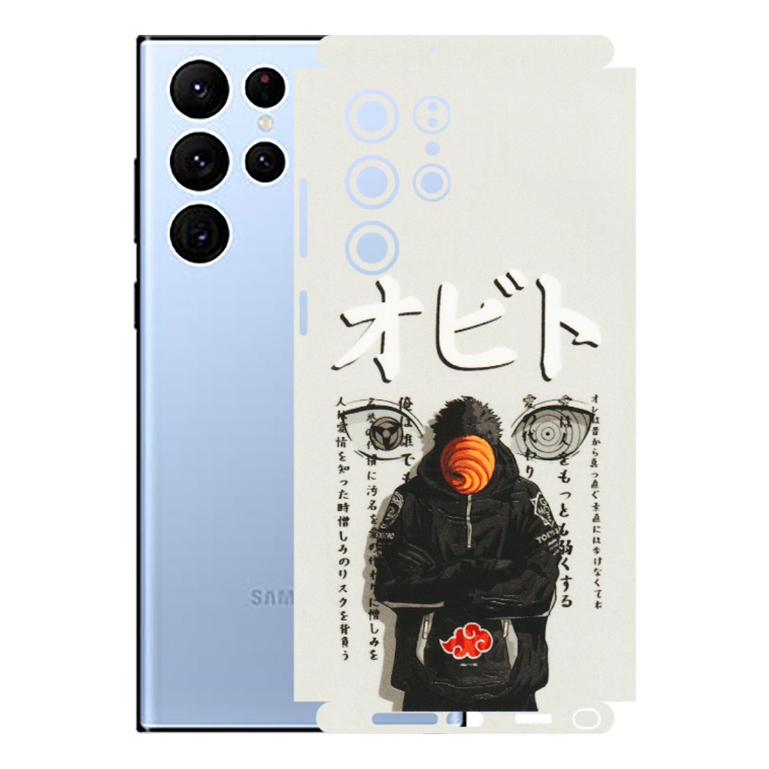 Samsung A/S Series Phone Skins (All Models) - Obito Anime Eye - 3D Embossed Finish (L-19) Samsung Galaxy S22 Ultra