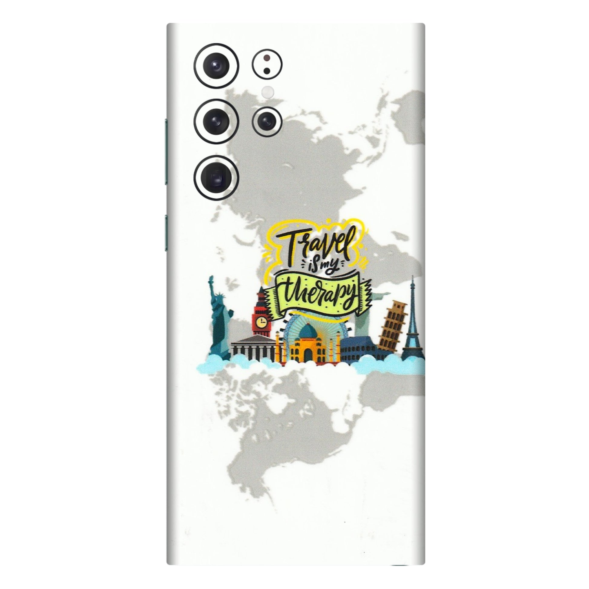 Samsung A/S Series Phone Skins (All Models) - Travel Therapy - 3D Embossed Finish (L-199) Samsung Galaxy S22 Ultra