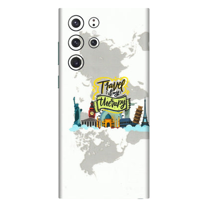 Samsung A/S Series Phone Skins (All Models) - Travel Therapy - 3D Embossed Finish (L-199) Samsung Galaxy S22 Ultra