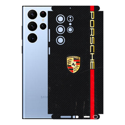 Samsung A/S Series Phone Skins (All Models) - Premium Porsche - 3D Embossed Finish (L-225) Samsung Galaxy S22 Ultra