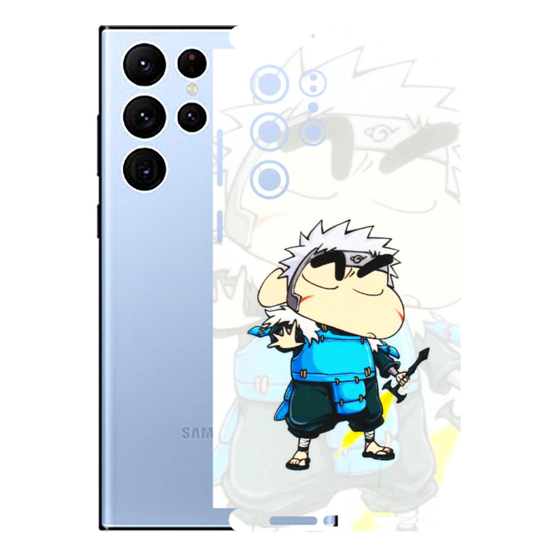 Samsung A/S Series Phone Skins (All Models) - Angry Young Shinchan - 3D Embossed Finish (L-226) Samsung Galaxy S22 Ultra