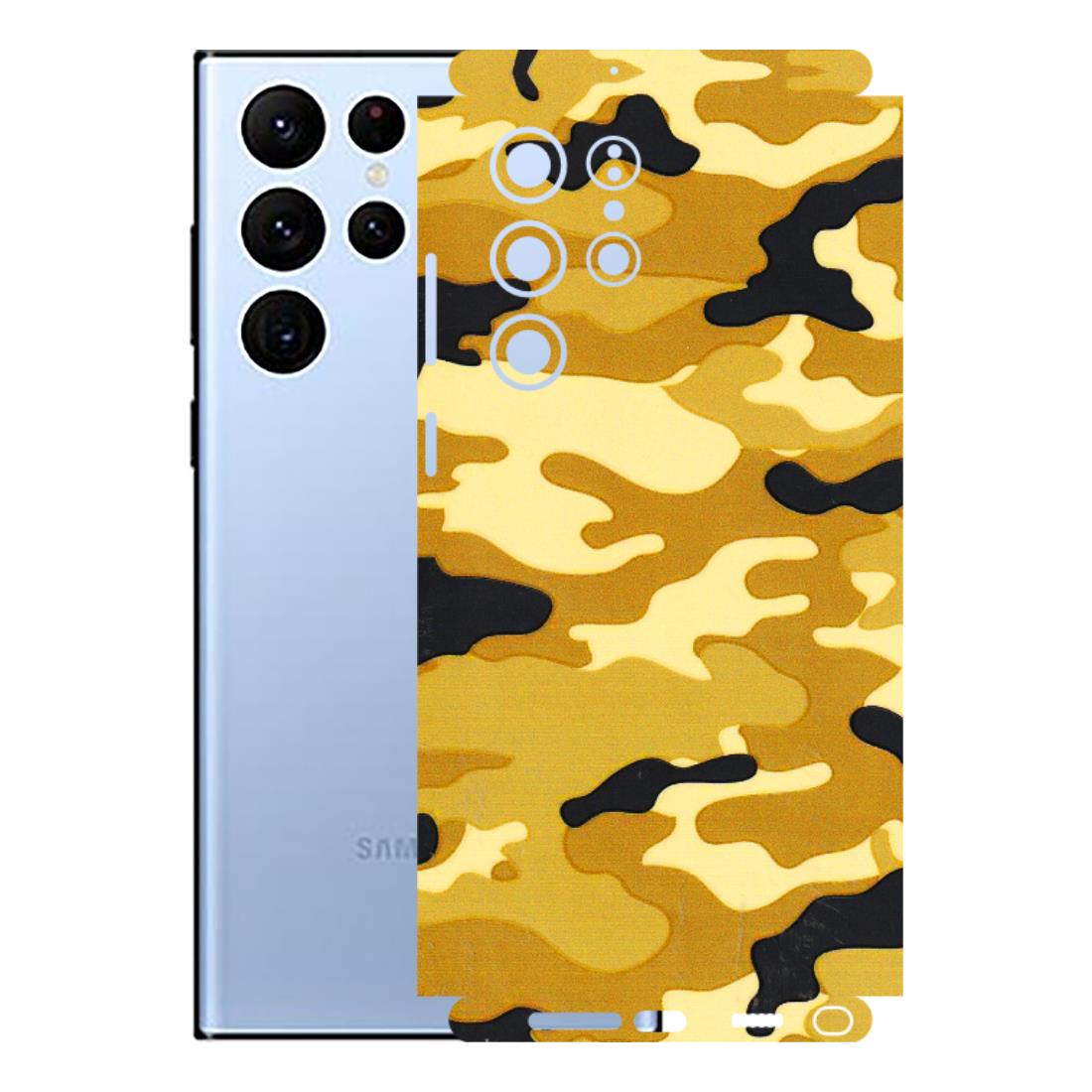 Samsung A/S Series Phone Skins (All Models) - Indian Camo - 3D Embossed Finish (L-228) Samsung Galaxy S22 Ultra