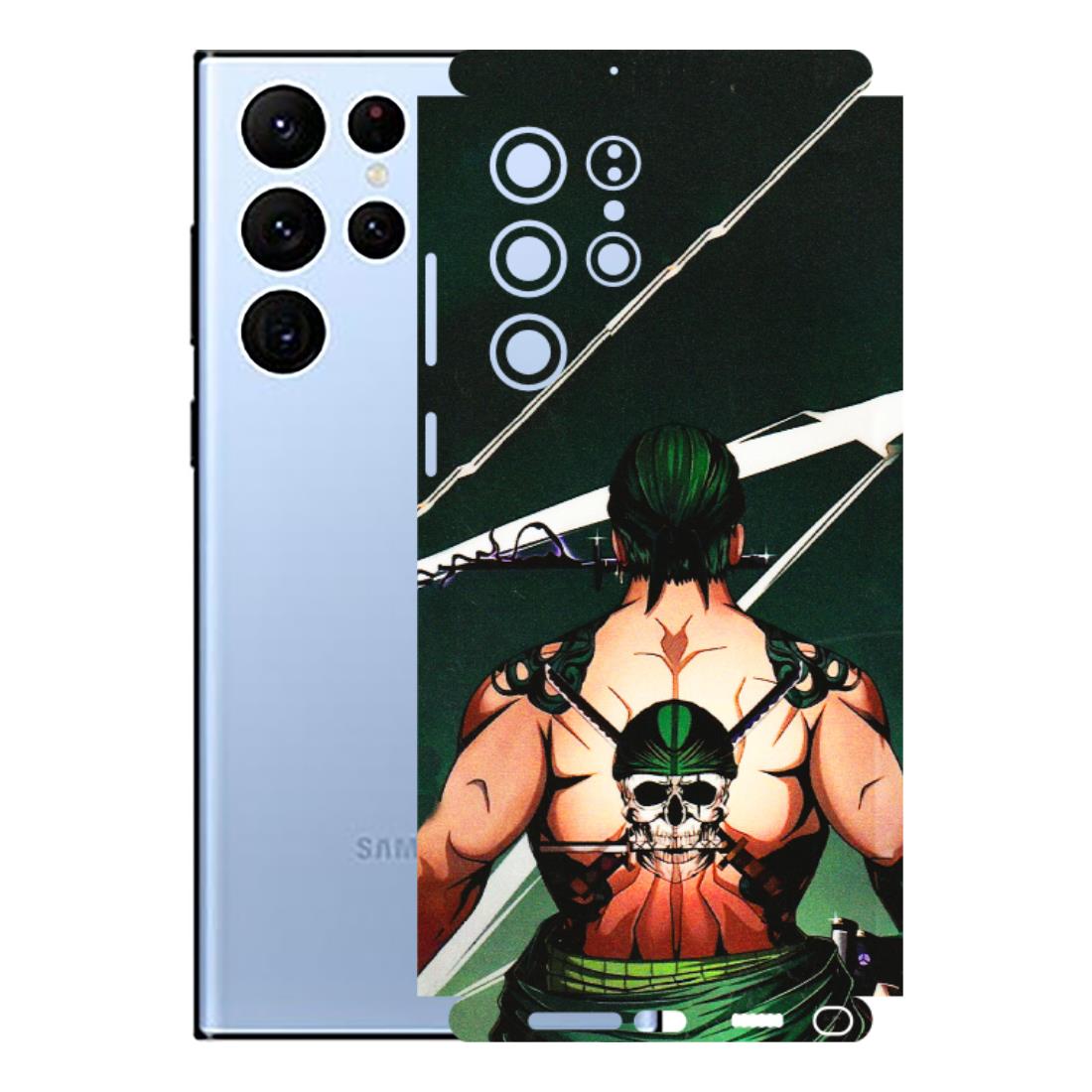 Samsung A/S Series Phone Skins (All Models) - Zoro Anime - 3D Embossed Finish (L-23) Samsung Galaxy S22 Ultra