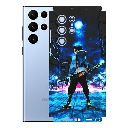 Samsung A/S Series Phone Skins (All Models) - Demon Slayer Sword - 3D Embossed Finish (L-247) Samsung Galaxy S22 Ultra