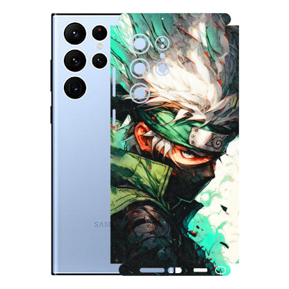 Samsung A/S Series Phone Skins (All Models) - Kakashi Side Profile - 3D Embossed Finish (L-249) Samsung Galaxy S22 Ultra