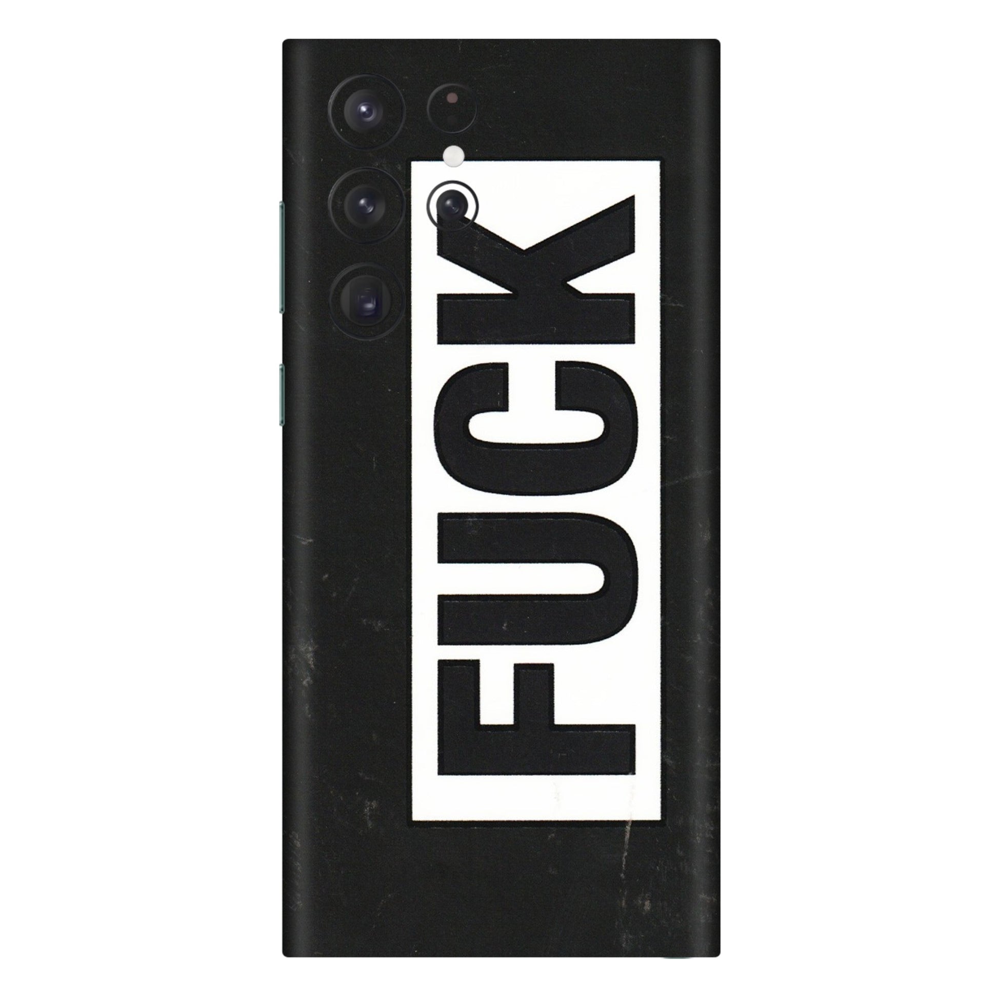 Samsung A/S Series Phone Skins (All Models) - The F Word - 3D Embossed Finish (L-255) Samsung Galaxy S22 Ultra
