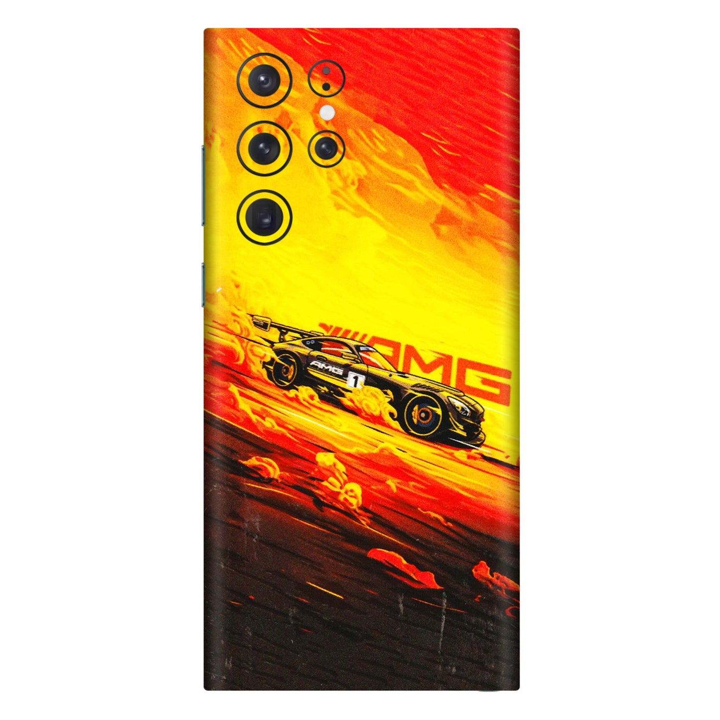 Samsung A/S Series Phone Skins (All Models) - AMG Car Speed Cover - 3D Embossed Finish (L-256) Samsung Galaxy S22 Ultra