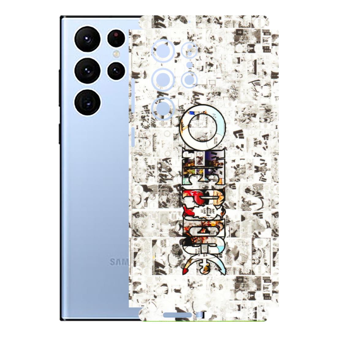 Samsung A/S Series Phone Skins (All Models) - One Piece Manga - 3D Embossed Finish (L-26) Samsung Galaxy S22 Ultra