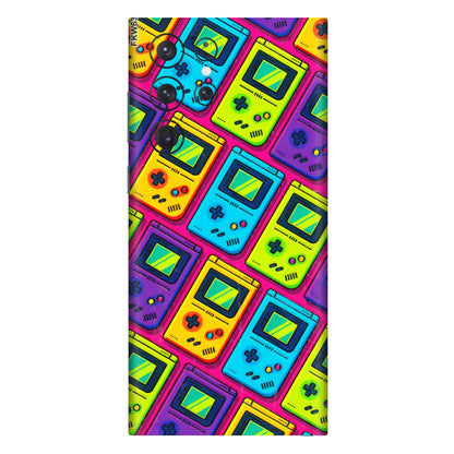 Samsung A/S Series Phone Skins (All Models) - Gameboy Colourful - 3D Embossed Finish (L-266) Samsung Galaxy S22 Ultra