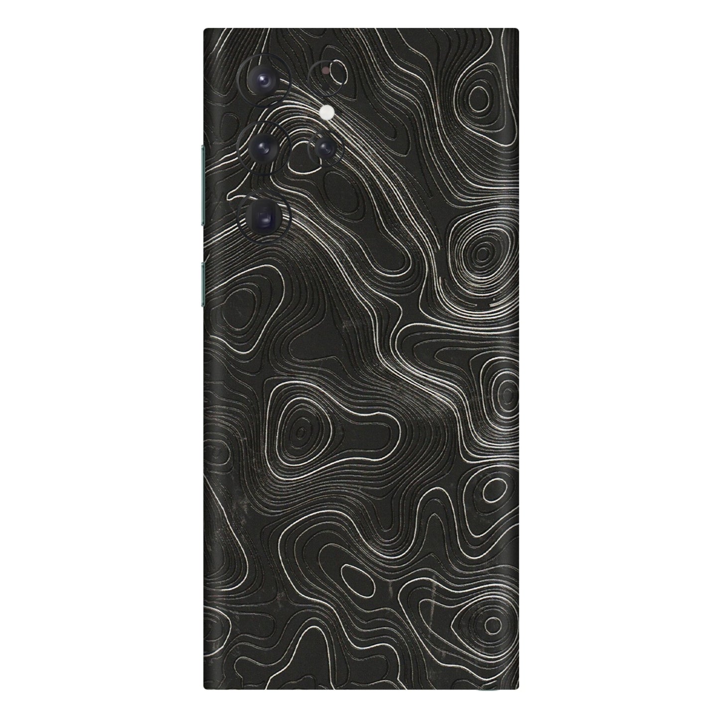 Samsung A/S Series Phone Skins (All Models) - Abstract White Line Map - 3D Embossed Finish (L-269) Samsung Galaxy S22 Ultra