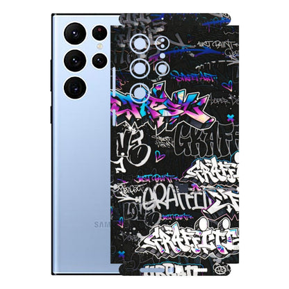 Samsung A/S Series Phone Skins (All Models) - Graffiti Killer - 3D Embossed Finish (L-274) Samsung Galaxy S22 Ultra