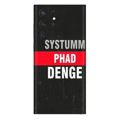 Samsung A/S Series Phone Skins (All Models) - Systumm Phad Denge - 3D Embossed Finish (L-278) Samsung Galaxy S22 Ultra