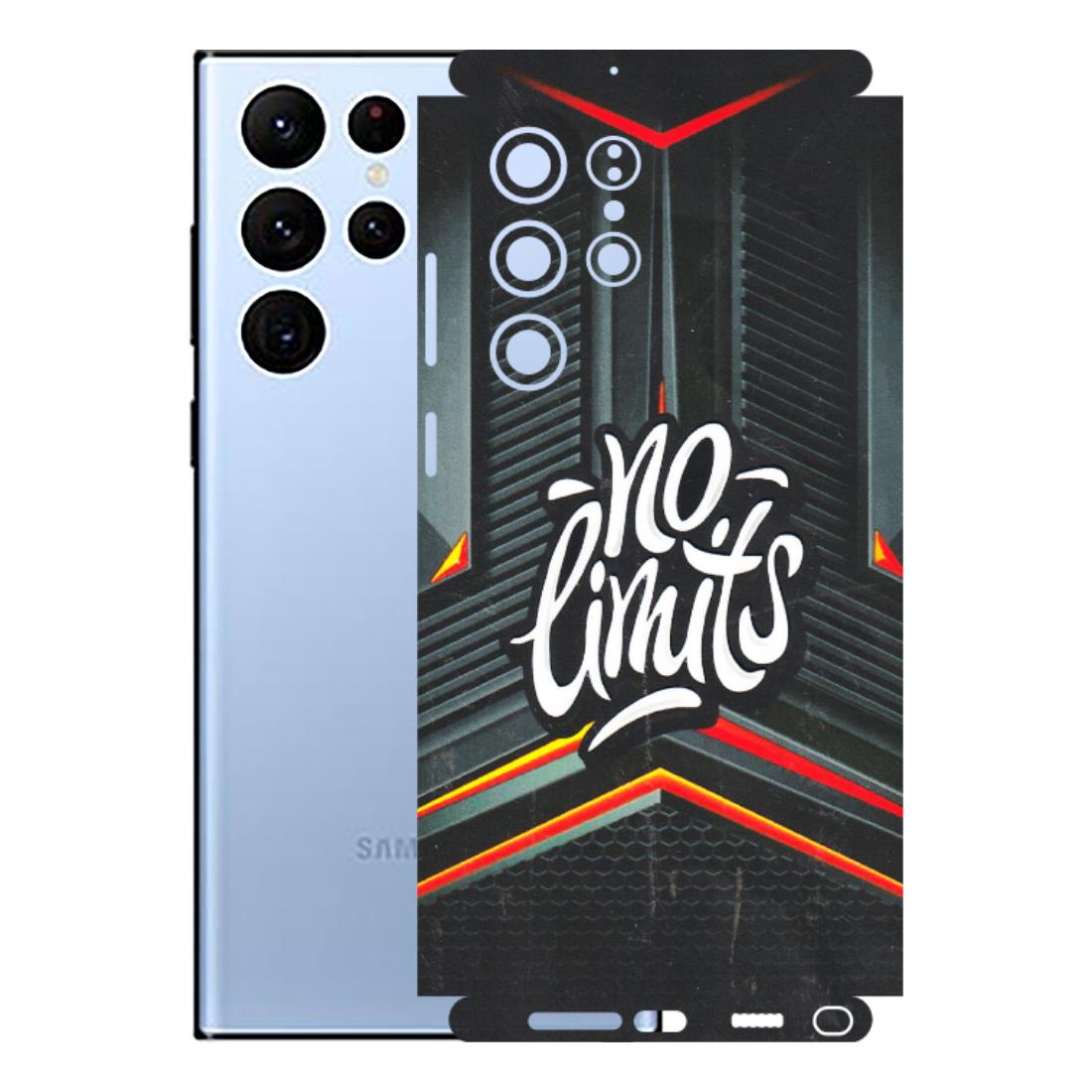 Samsung A/S Series Phone Skins (All Models) - No Limits - 3D Embossed Finish (L-286) Samsung Galaxy S22 Ultra