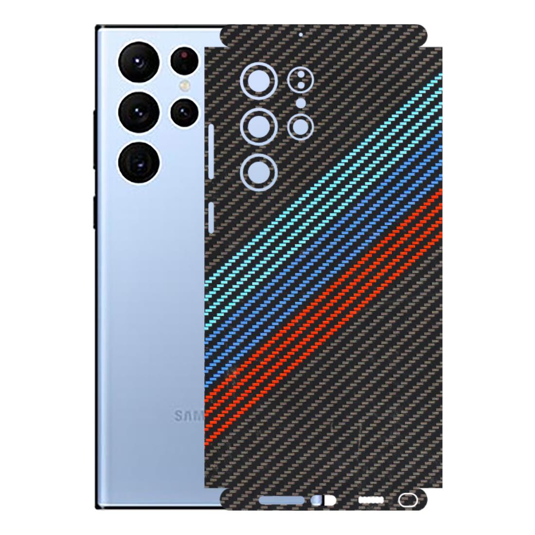 Samsung A/S Series Phone Skins (All Models) - Carbon BM - 3D Embossed Finish (L-302) Samsung Galaxy S22 Ultra
