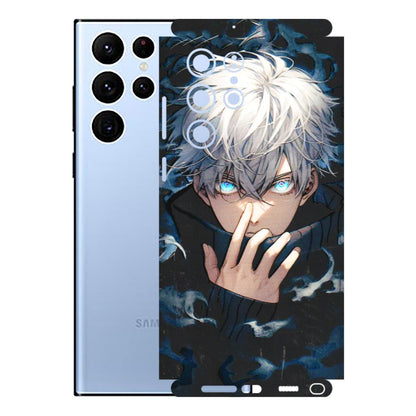 Samsung A/S Series Phone Skins (All Models) - New Jujutsu Kaisen Anime - 3D Embossed Finish (L-313) Samsung Galaxy S22 Ultra