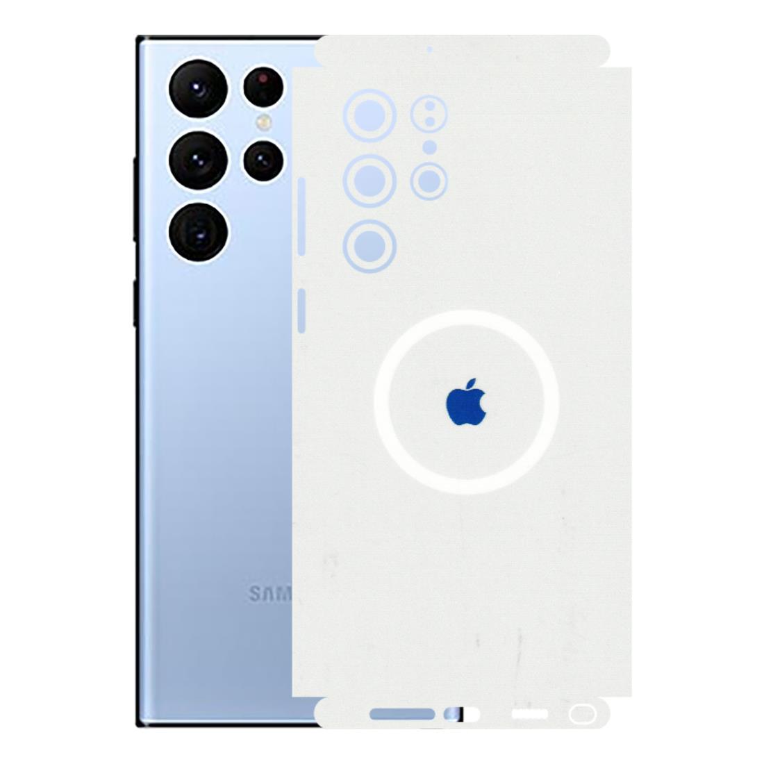 Samsung A/S Series Phone Skins (All Models) - iPhone Magsafe Logo - 3D Embossed Finish (L-320) Samsung Galaxy S22 Ultra