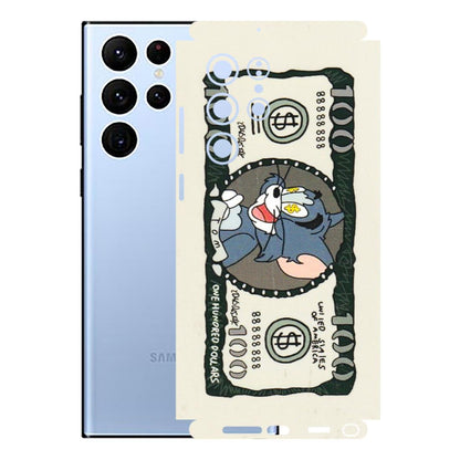 Samsung A/S Series Phone Skins (All Models) - Tom Hundred Dollar - 3D Embossed Finish (L-324) Samsung Galaxy S22 Ultra