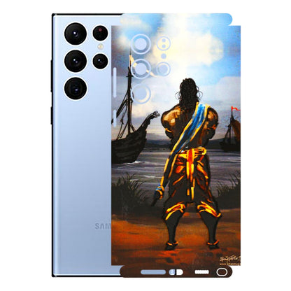 Samsung A/S Series Phone Skins (All Models) - Heavenly God Figure - 3D Embossed Finish (L-34) Samsung Galaxy S22 Ultra