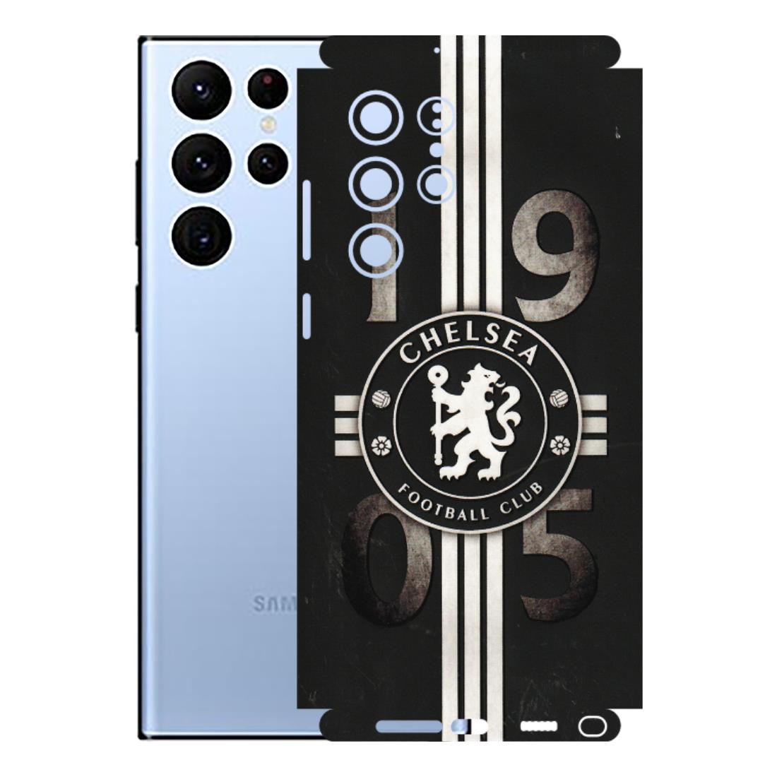 Samsung A/S Series Phone Skins (All Models) - Chelsea Fan Club - 3D Embossed Finish (L-36) Samsung Galaxy S22 Ultra