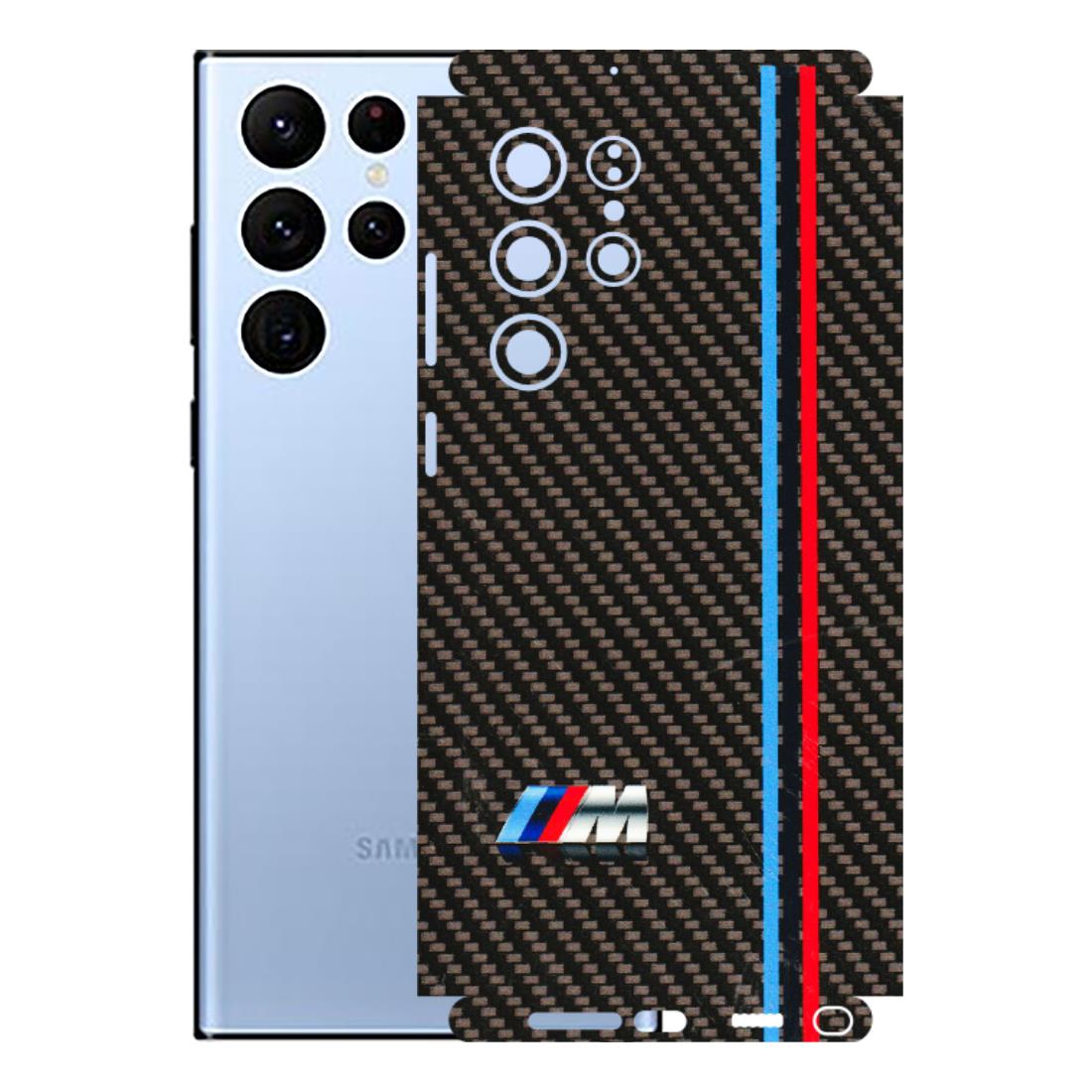 Samsung A/S Series Phone Skins (All Models) - BM Carbon Fiber Feels - 3D Embossed Finish (L-38) Samsung Galaxy S22 Ultra