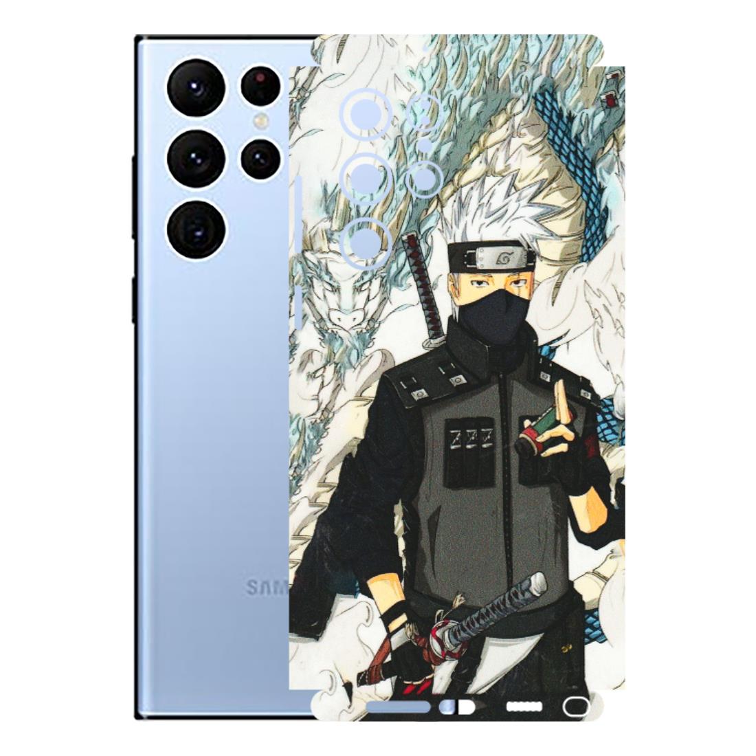 Samsung A/S Series Phone Skins (All Models) - Kakashi Hatake Naruto Anime - 3D Embossed Finish (L-46) Samsung Galaxy S22 Ultra