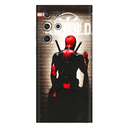 Samsung A/S Series Phone Skins (All Models) - Deadpool - 3D Embossed Finish (L-56) Samsung Galaxy S22 Ultra